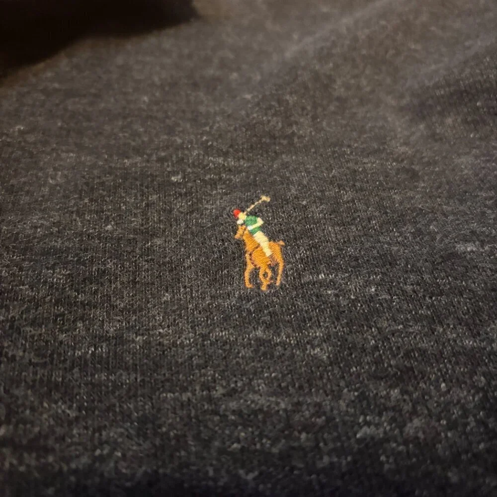 Polo Ralph Lauren Sweater Mens XXL Navy Estate Rib Half Zip Pullover Quarter Zip
